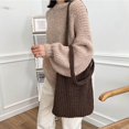 thumbnail image 5 of Bolso de hombro de punto suave YONGSHENG color sólido Gran capacidad, 5 of 5