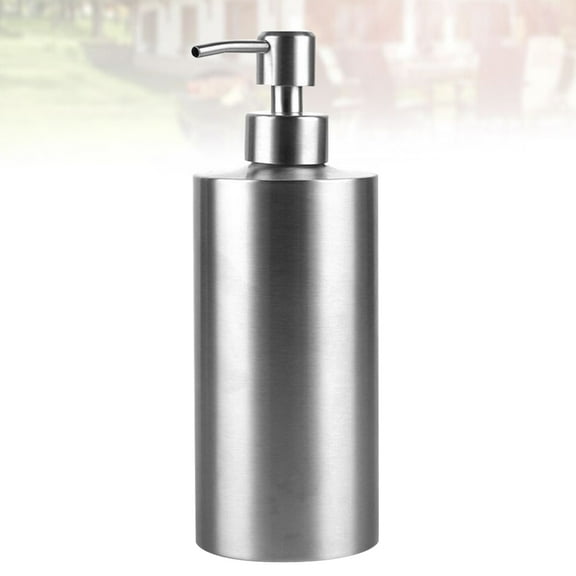 CRAFTHROU 1Pcs Lotion Soap Dispenser 550ml 20 5x7 in 304 Stainless Steel for Households