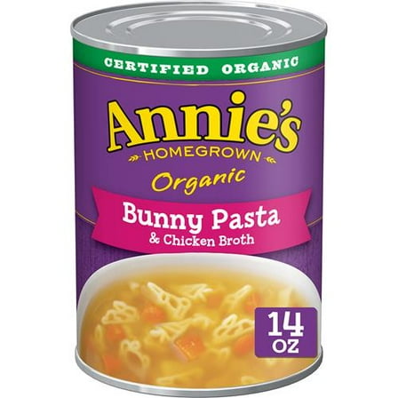 Annies Organic Bunny Pasta And Chicken Broth Soup, 14 Oz - Pack of 2