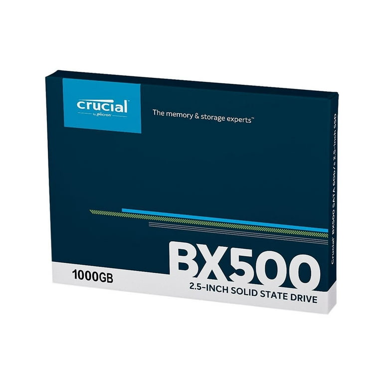 Crucial BX500 1TB 3D NAND SATA 2.5-Inch Internal SSD, up to 540MB/s -  CT1000BX500SSD1, Solid State Drive