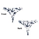 thumbnail image 3 of Balery Navy Blue Anchors Tangas de Algodón para Mujer con Estampado – Ropa Interior Sexy, Transpirable, G-string-X-Small, 3 of 6