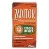 Zaditor Alcon Antihistamine 12hr Eye Itch Relief Strength Drops 5ml, 0.17oz
