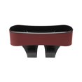 thumbnail image 4 of Bolsillos de almacenamiento del organizador del relleno del espacio del asiento del automóvil, cuero de la PU, caja de almacenamiento lateral de la Rojo, 4 of 8