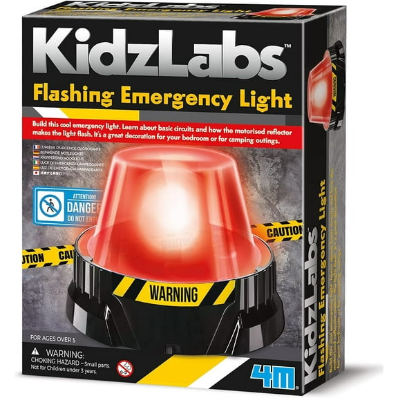 4M Toysmith KidzLabs Flashing Emergency Light 87938
