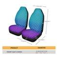 thumbnail image 5 of Xoenoiee Car Seat Covers High Back Design for Front Seats, Blue Purple Mermaid Fish Scale Print, Universal Fit Vehicle Seat Cushion Protectors for SUV Car Truck, 5 of 6