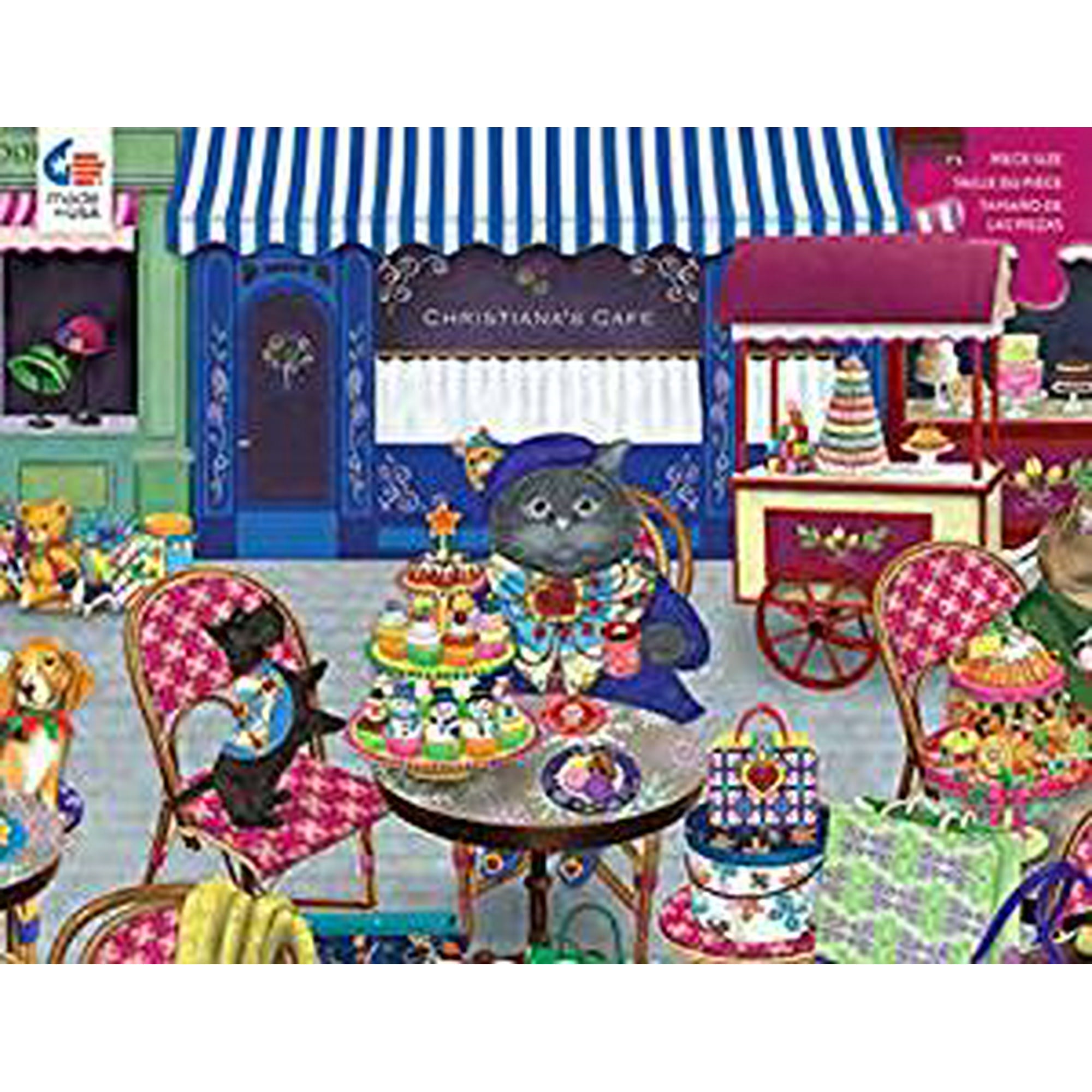 Puzzle Ceaco Gigi the Cat The Shopper 300pc New 2249 2 Walmart