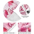 thumbnail image 2 of FMSHPON Mother's Day Beautiful Love Heart Roses Flower Xmas Christmas Tree Skirt Stand Mat for Holiday Party Decoration Indoor Outdoor 36 inches, 2 of 6
