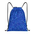 thumbnail image 1 of Fotbe Blue Circles Mosaic Bolsa Mochila con Cordón Estampada, Bolsa de Gimnasio Deportiva, Bolsa Cinch, Bolsa con Cordón para Hombres y Mujeres-Medium, 1 of 6
