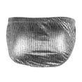 thumbnail image 2 of Intimo Mens Silver Squares Geometric Print Bikini Brief Underwear, 2 of 5