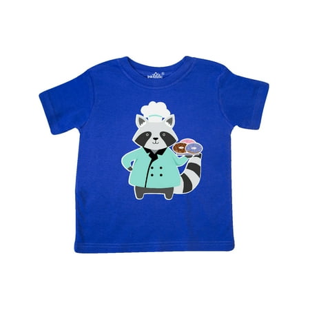 

Inktastic Chef Raccoon Donut Cook Gift Toddler Boy or Toddler Girl T-Shirt