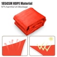 thumbnail image 3 of Yescom 25FT Triangle Sun Shade Sail Canopy UV Block Commercial Carpark Pool Camping Playground Outdoor Watermelon Red, 3 of 10