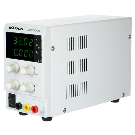 4 Digit Led Display KKmoon Regulated DC Power Supply Switching Power 4 Digits Display LED 0-60V 0-5A High Precision Adjustable Mini Power Supply AC 110V ()