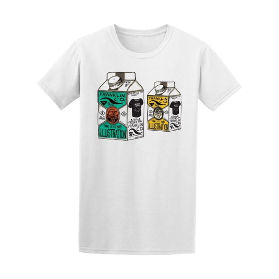 Vintage Sketch Juice Carton Men's Tee - Image by Shutterstock