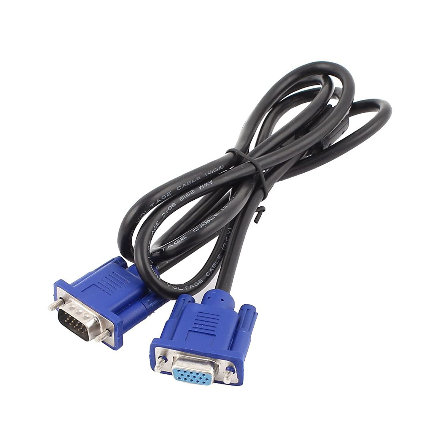 Uxcell a15011400ux0093 Male to Female 15pin VGA Extension Cable 55 Inch Long for Computer LCD