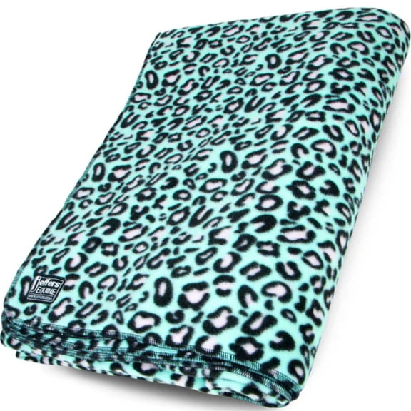 Jeffers Oversized Fleece Throw Blanket, 60"x84", Super Soft, Party Cheetah Pattern