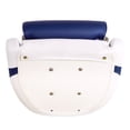 thumbnail image 5 of MSC Captain Seat, Sports Seats, Bucket Seats, with Flip up Seat Bolster, White/Blue, 5 of 5