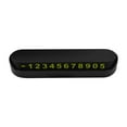 thumbnail image 4 of Car Temporary Parking Card Hidden Luminous Mobile Phone Number Plate for Automotive Interior Accessories (Black) Reversible Phone Number Plate, 4 of 8