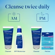Differin Maximum Strength Acne Foaming Cleanser Face and Body Wash with 10% Benzoyl Peroxide, Fast-Acting Acne Treatment, 5 oz