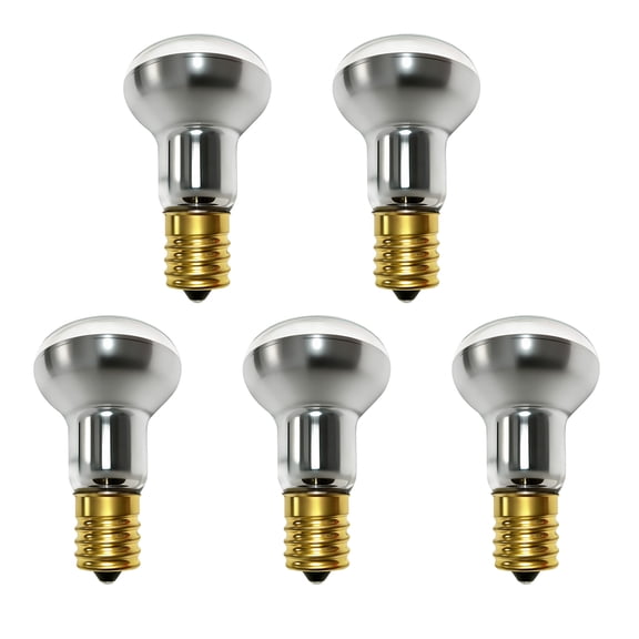 HIBIBUD 5Pcs Lava Lamp Bulb,R39 E17 Candle Warmer Lamp Bulb,120V 30W Incandescent Light Bulbs,Reflector Heat Lamp Bulbs for Lava Lamp