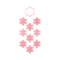 thumbnail image 2 of Moldes de caramelo de nieve navideños, juego de nueve piezas para hornear dulces en casa., 2 of 6