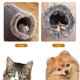 thumbnail image 5 of Winter Cat Cave Heat Preservation Cats Plush Cozy House Outdoor Portable Bag Cats Resting Products For Garden Traveling Living, 5 of 5