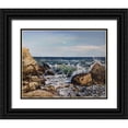 thumbnail image 1 of Cernov, Ivan 32x26 Black Ornate Wood Framed with Double Matting Museum Art Print Titled - Spring by the Sea, 1 of 4