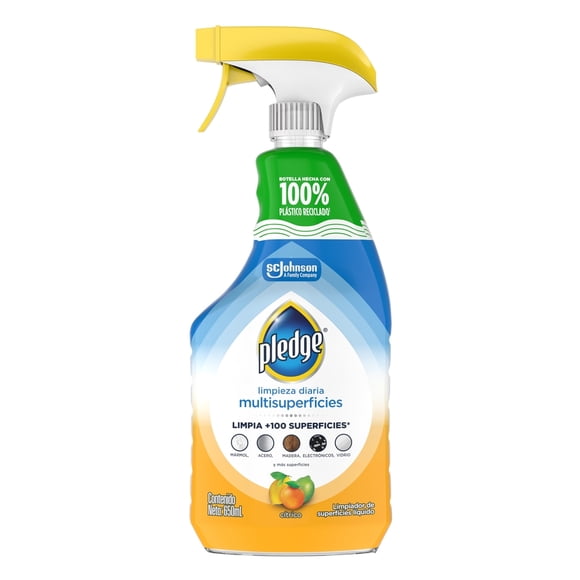 Limpiador Multisuperficies Pledge Cítrico Atomizador 650 ml