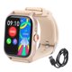 thumbnail image 1 of Smart Watch for Men and Women, 1.85 Inch Color Touch Screen, IP68 Waterproof, Sleep Monitoring, Calls, Fitness, Outdoor Sports APP, Beige, 1 of 4