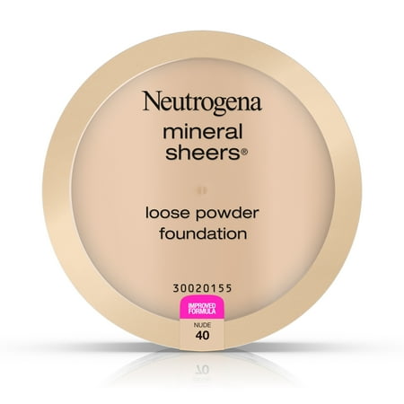 Neutrogena Mineral Sheers Loose Powder Foundation, Nude 40,.19 Oz.