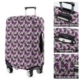 thumbnail image 5 of Purple Butterfly Heart Pattern Luggage Cover Fashion Suitcase Cover Baggage Covers Fit 25-28 Inch Luggage (Go Travel), 5 of 5