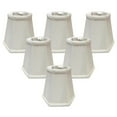 thumbnail image 2 of Royal Designs, Inc. Hexagon Bell Chandelier Shade CS-715WH-6, White, 3 x 5 x 4.5, Pack of 6, 2 of 5