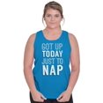 thumbnail image 4 of Got Up Just Nap Sleepy Lazy Geeky Tank Top T Shirts Men Women Brisco Brands S, 4 of 6