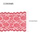 thumbnail image 2 of Cinta de encaje Uxcell con patrón floral, cinta de encaje bordada para costura, manualidades y envoltura de regalos, decoración de bodas en rojo, 2 of 5