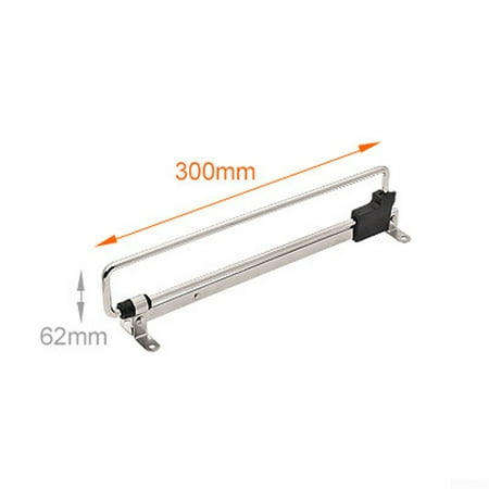 

Wardrobe Pull Out Clothes Hanger Rail Extending Rack Storage Holder Organizer