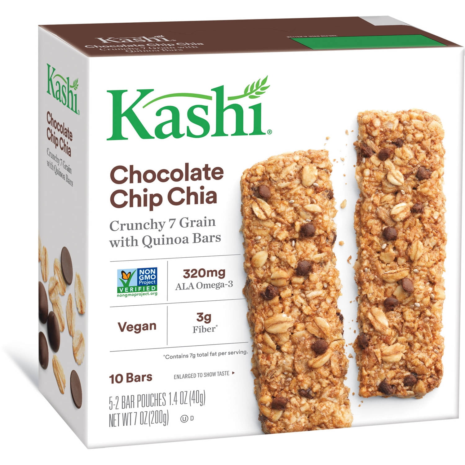 Kashi Chocolate Chip Chia Crunchy Granola amp Seed Bars 1 4 oz 5 count 