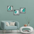 thumbnail image 5 of Butterfly Wall Art Teal Green Butterfly with Daisy Inspirational Quotes Love Hope Faith Pictures Framed Modern Butterfly Canvas Art Decor Hanging for Girls Living Room Bedroom Office Home, 5 of 6