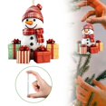 thumbnail image 5 of Clearance Under $1 Christmas Snowman Hanging Ornament Lightweight Flat Acrylic Snowman Christmas Tree Decoration for Car Mirror, 5 of 5