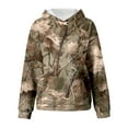 thumbnail image 6 of Staki Cute Clothes for Girls Girl's Camo Graphic Hoodies Long Sleeve Hooded Sweatshirt Cute Pullover Tops 2-3T 4-5T 5-7T 8-10T 11-12T(Khaki,10-11 Years), 6 of 6