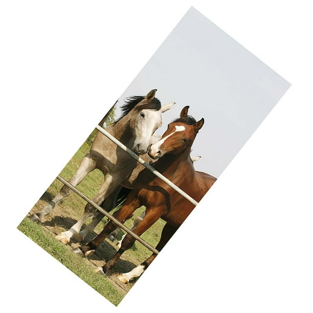 GUOOL 2 Pieces 3D Self Adhesive Door Wall Fridge Waterproof Sticker For