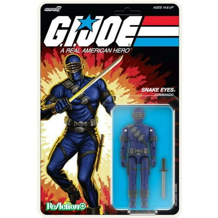 G.I. Joe Snake Eyes Commando Super7 Reaction Action Figure (Wave 3)