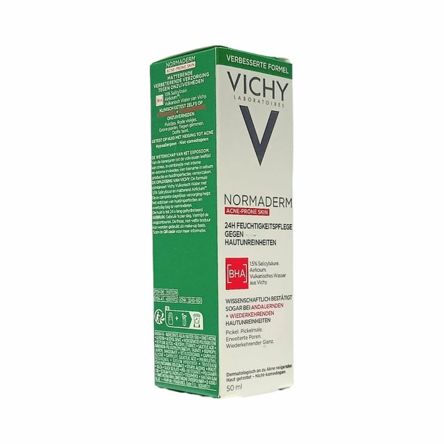 SUERO FACIAL VICHY NORMADERM HIDRATACIÓN 24H CONTRA LAS IMPUREZAS 50ML.