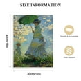 thumbnail image 2 of Nawypu Claude Monet Canvas Wall Art of Woman with a Parasol, Famous Painting Impressionism Classic Artwork Pictures for Home Decor, 2 of 5