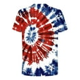 thumbnail image 5 of CFLVAEK Tie Dye T Shirts for Men 4th of July Patriotic Graphic Tees Loose Short Sleeve Crewneck Summer Tshirts Memorial&nbsp;Day&nbsp;Gifts for Men M, 5 of 5