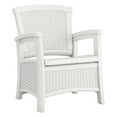 thumbnail image 5 of Suncast Elements Resin Individual Patio Club Chair with Storage, White, 5 of 6