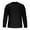 #Black, variant on DPTALR Men's Casual Solid Color Round Neck Long Sleeve Sweater,Army Green,XXL