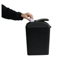 thumbnail image 4 of Plastic Trash Cans 3-Pack, 4.5 Gallon - Kitchen Bathroom Bedroom Office Waste Bins with Lid - Black, White, Grey, 4 of 7