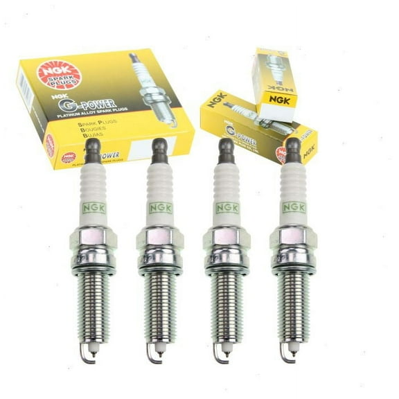 4 pc NGK G-Power Spark Plugs compatible with Hyundai Veloster 1.6L L4 2012-2017