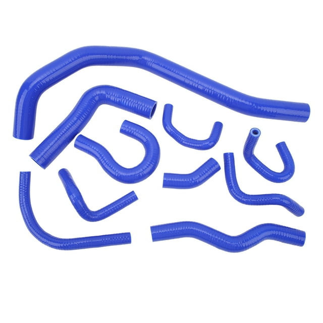 Silicone Radiator Coolant Hose, Silicone Rust Resistance Durable Silicone Radiator Hose Kit High Temperature Resistance For EC/ED/EE/EF 1988 To 1991