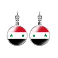 thumbnail image 1 of LUVCLS Pendientes con la bandera de Siria Joyería de moda para mujer Pendientes Accesorios Lote J1, 1 of 1
