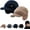 Blue+khaki, variant on Trapper Hat, Women's Winter Trapper Hats, Blocking Knitted Hats with Ear Flaps and Wool Brim, Soft Breathable Fabric
